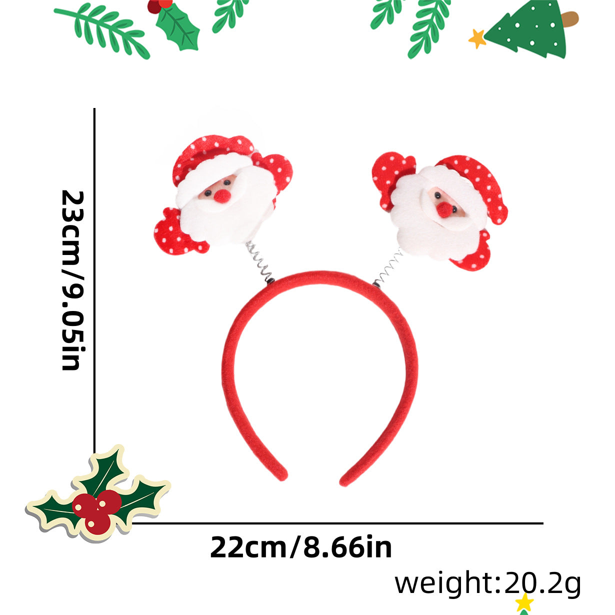 Christmas decorations headband