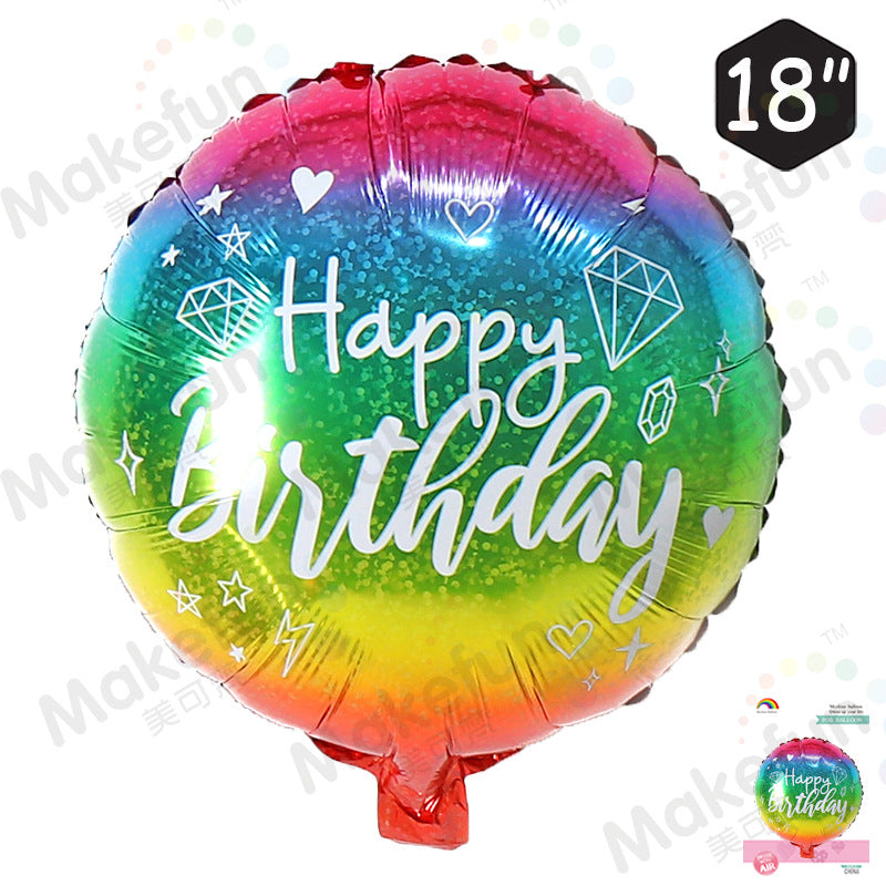 Happy Birthday - Folieballong