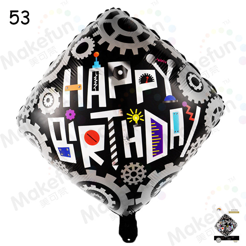 Happy Birthday - Folieballong
