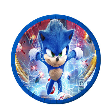 Sonic - Paper plate 18 cm