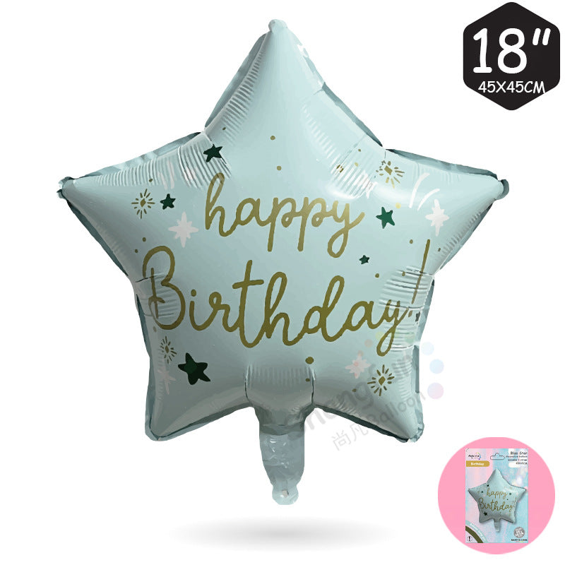Happy Birthday Folie Ballong