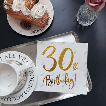 30th Happy Birthday - Napkins