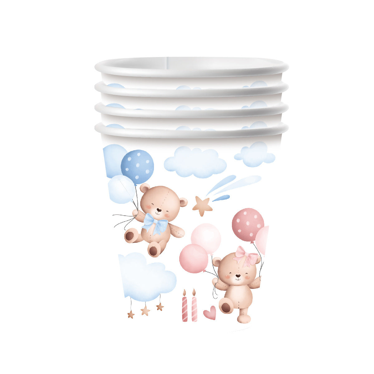 Cartoon Bear- Pappkopper