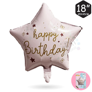 Happy Birthday Folie Ballong