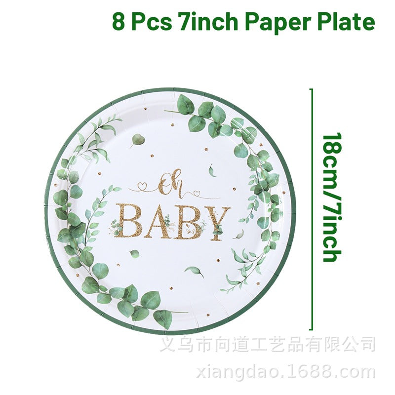 oh baby -  Papptallerken 18cm