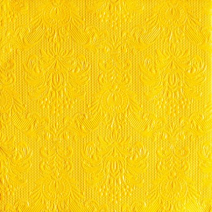 Middags servietter  gul 40 x 40 cm