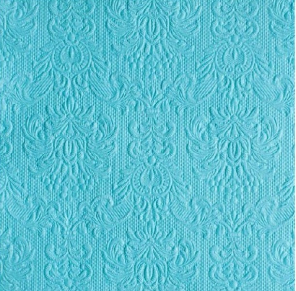 Kaffe Servietter baby blå 25x25 cm