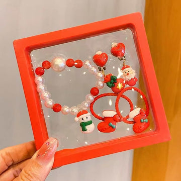 Christmas Design A Children's Bracelet  - 6 Pieces Set
