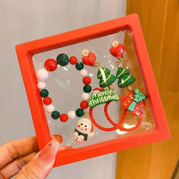 Christmas Design D Children's Bracelet  - 6 Pieces Set