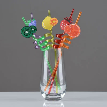 Plastic Straws - Fruits