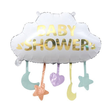 Baby Shower Foil Balloon - Clouds