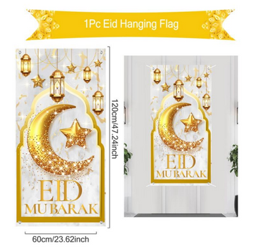EID/ RAMADAN - Hanging Banner Flag