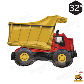 Construction Vehicle Foil Balloon