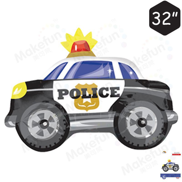 Police Car Foil Balloon