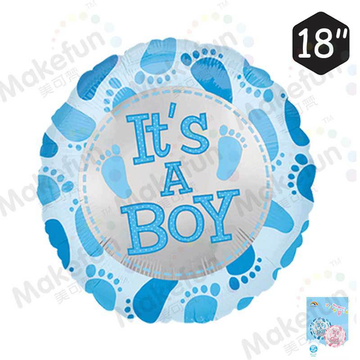 It's A Boy Foil Balloon