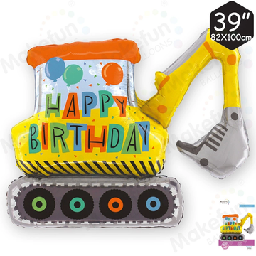Excavator Foil Balloon