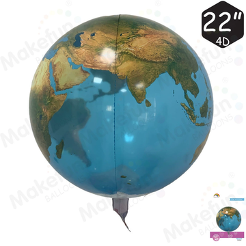 4D Earth Foil Balloon