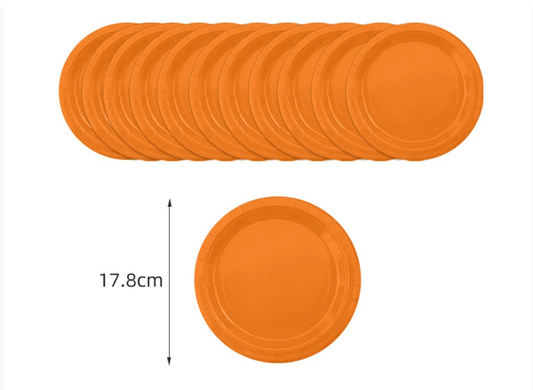 Solid Color Tableware - Orange