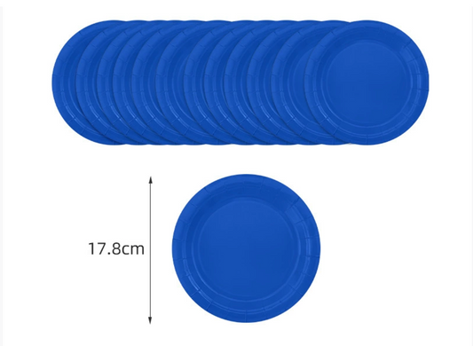 Solid Color Tableware - Dark Blue