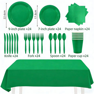 Solid Color Tableware - Green
