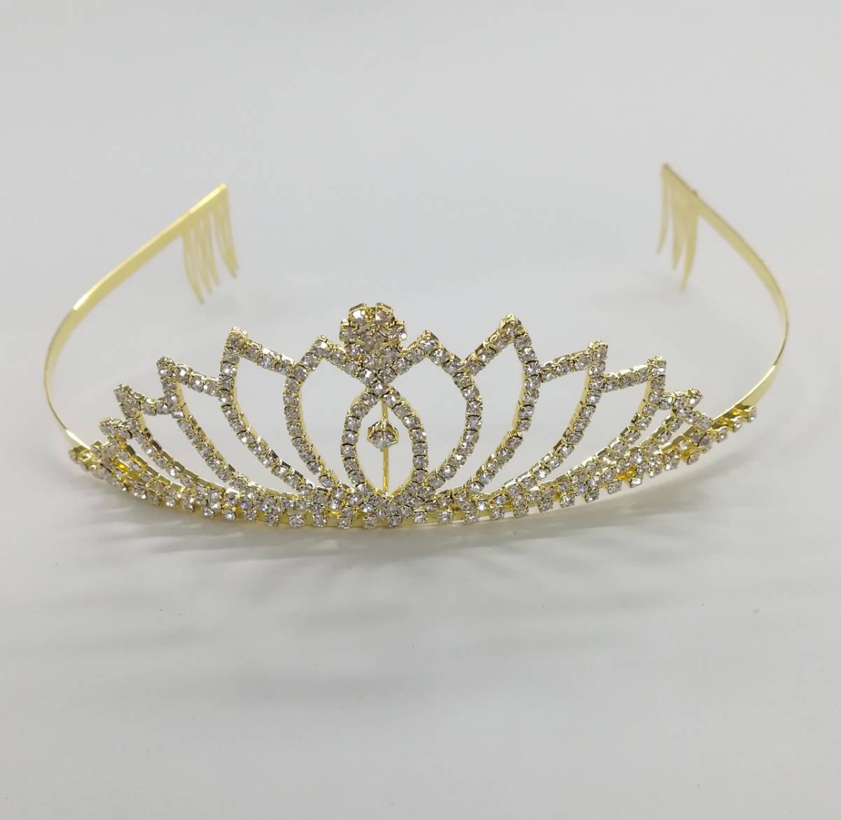 Gold Diamante Tiara