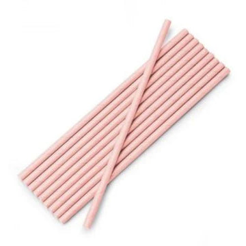 Cardboard straws - pink