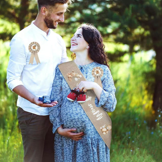 Baby Shower Belts and badges