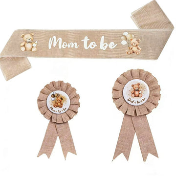 Baby Shower Belts and badges