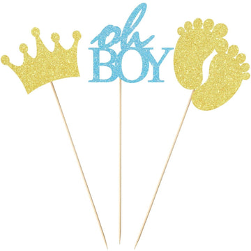 Cake Decorations - Baby Shower Blue