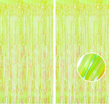 Party curtain, Green, 0.9 x 2.5m