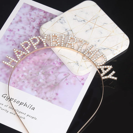 Birthday tiara Rose gold