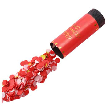 Confetti cannon popper - Red