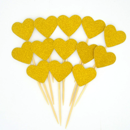 Cake Decor - Paper Topper - Heart