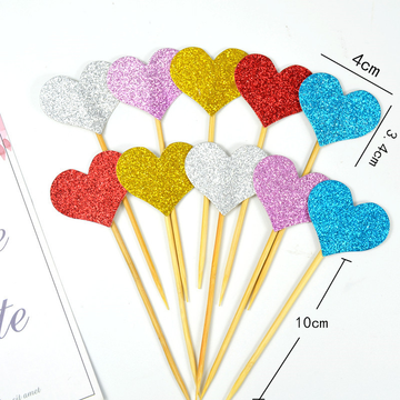 Cake Decor - Paper Topper - Heart