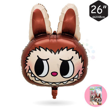 Labubu Foil Balloon (Brown)