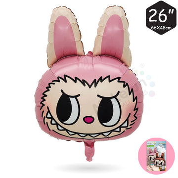 Labubu Foil Balloon (Pink)