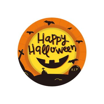 Happy Halloween - Papptalerken 18cm