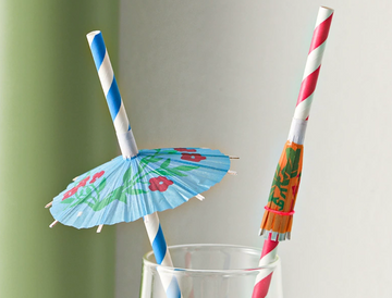 Paper Straws - Umbrella - 50pcs
