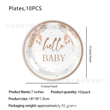 hello BABY - Papptallerken 18cm