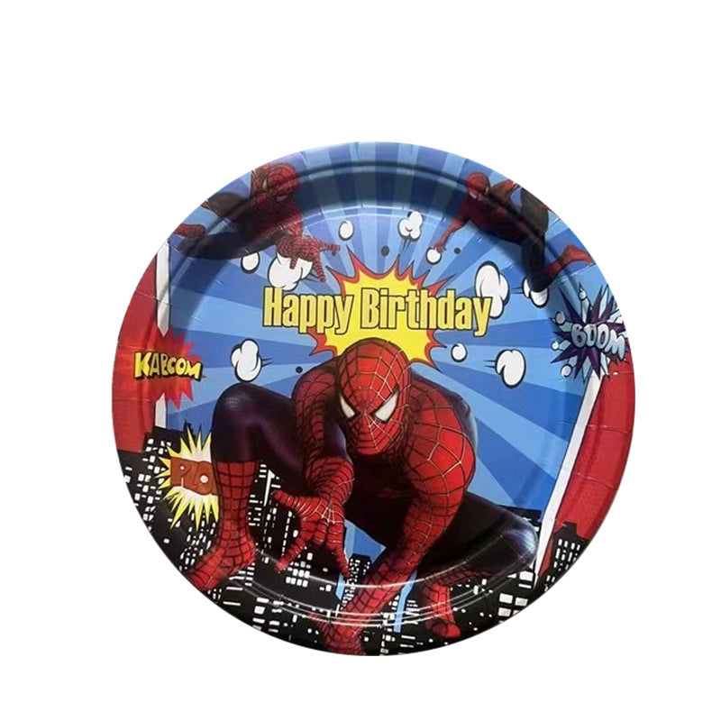 Spider Man - Papptalerken 23 cm