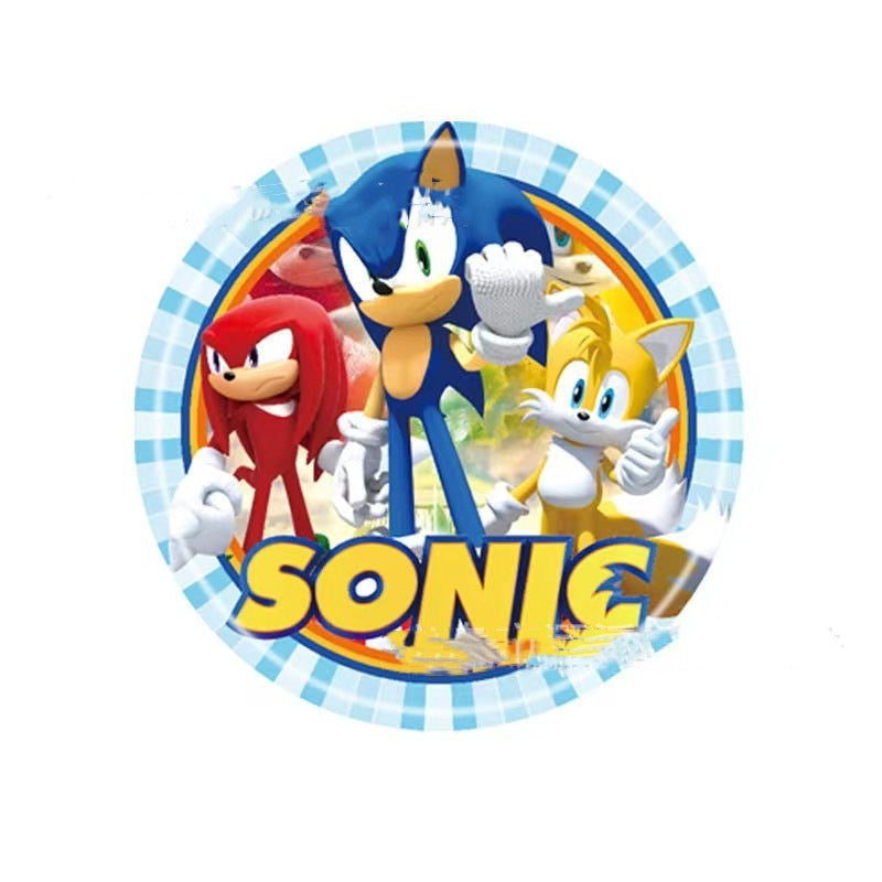 Sonic - Papptalerken 18 cm